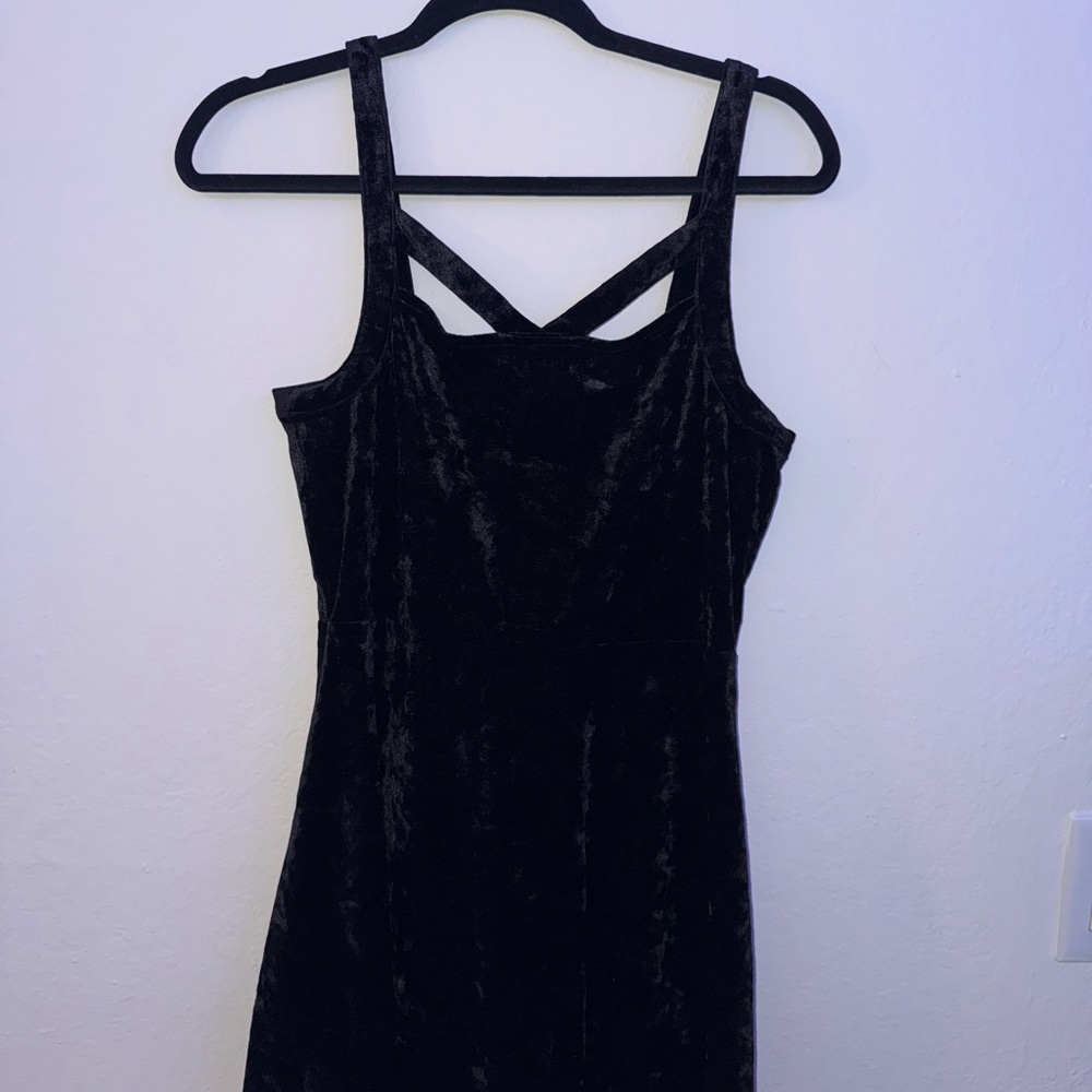 Forever 21 Black Velvet Top